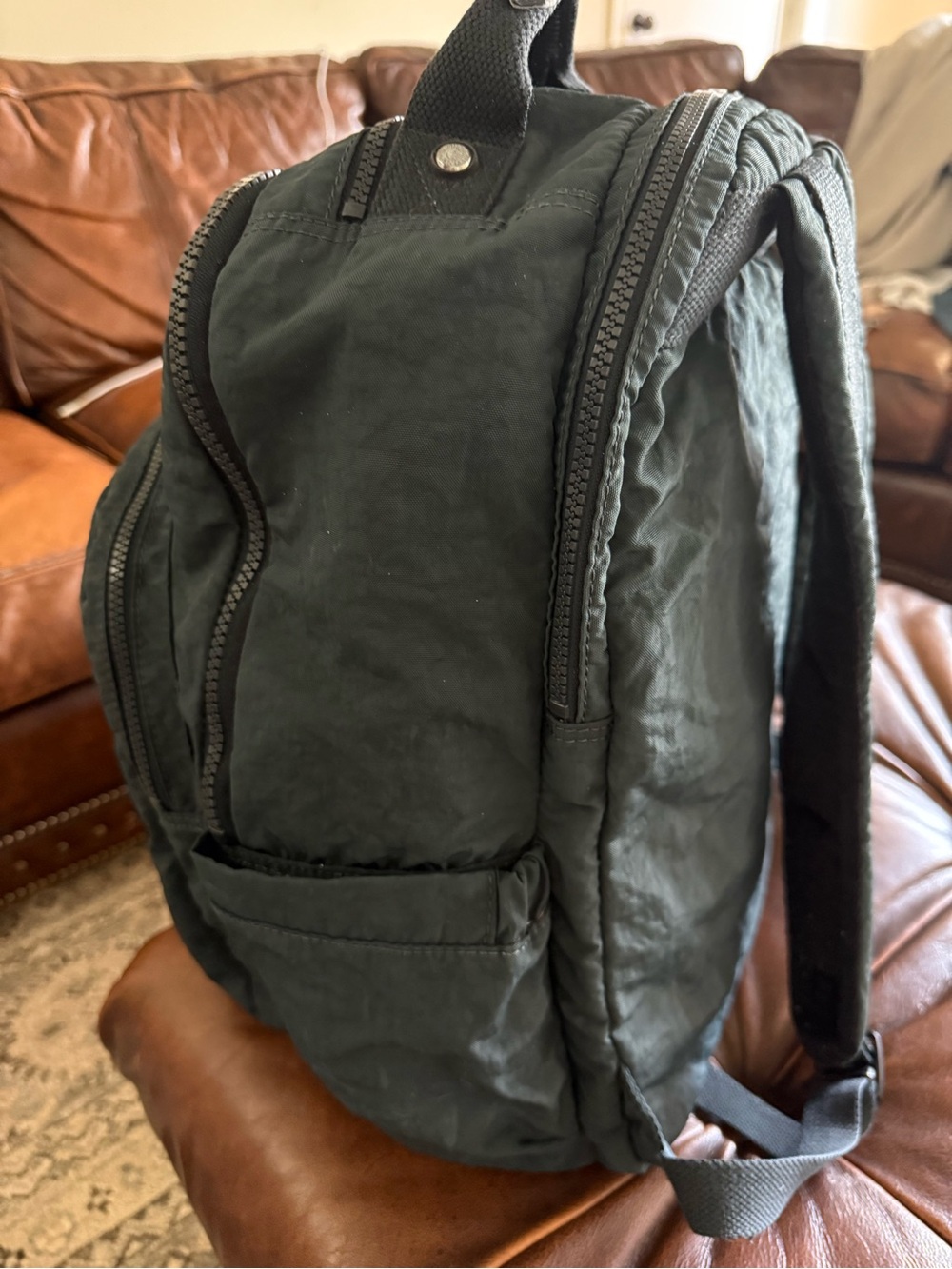 Kipling navy full size backpack - Picture 7 of 7